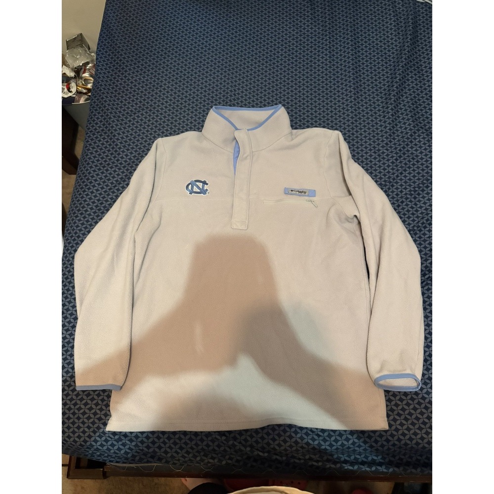 UNC Columbia Fleece 1/4 Zip Jacket Size M